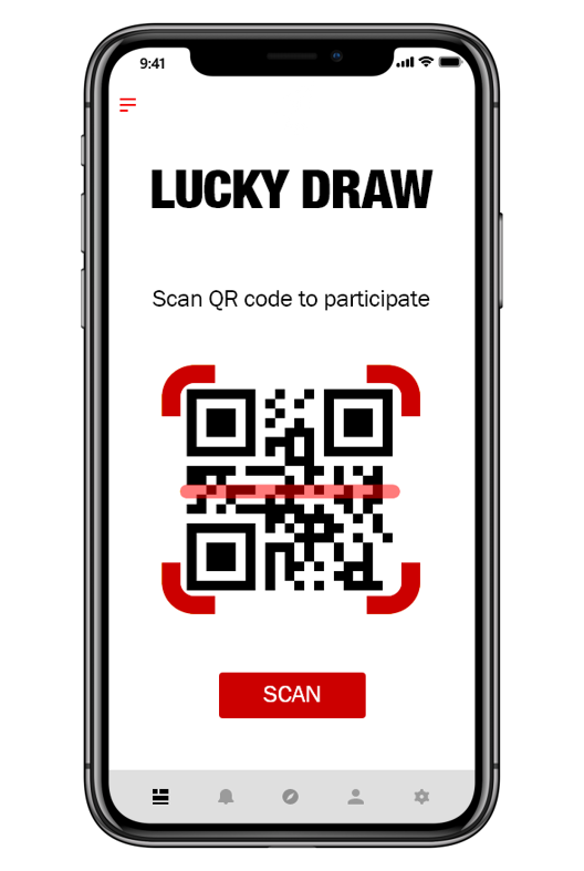 Participate in lucky draw iphone picture