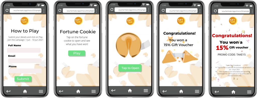 Fortune Cookie Minigame