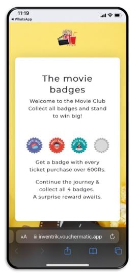 Digital marketing game badges