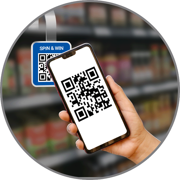 Image of wobbler, tool for incentive marketing