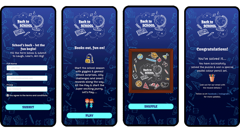 Back-to-school gamified marketing