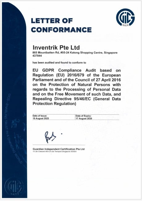 GDPR-certificate