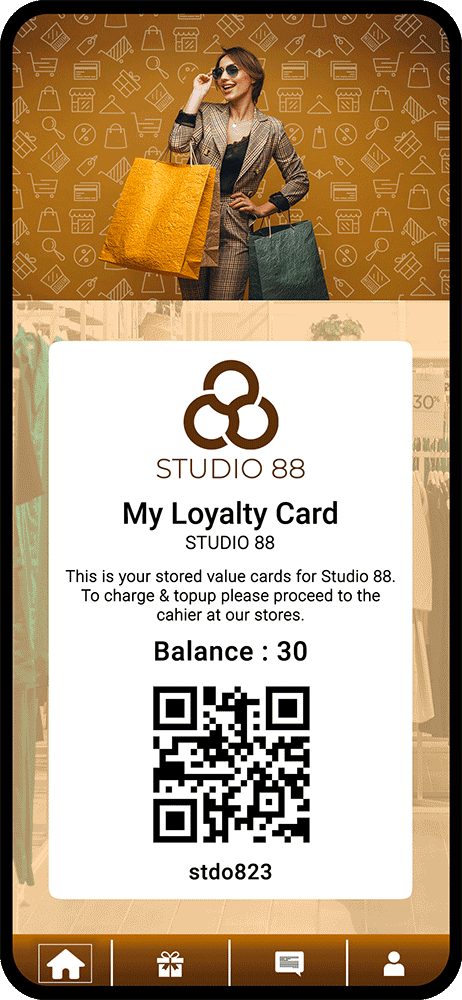 online retail stored value card