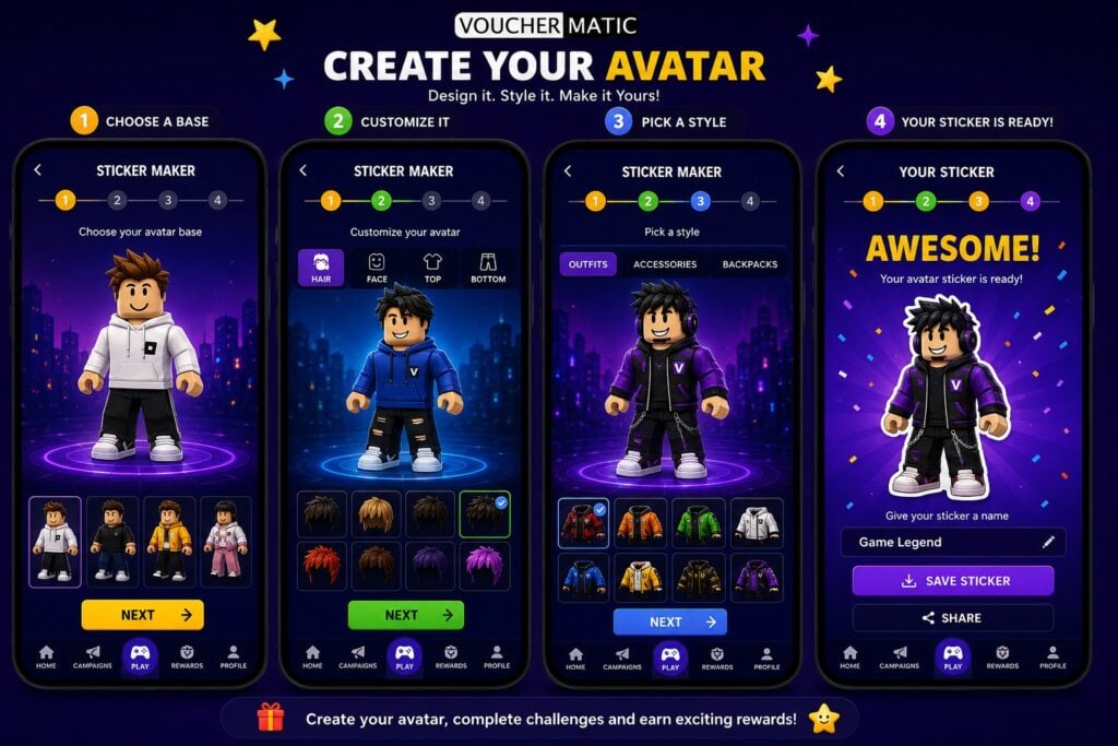 Gamification Marketing for GenZ Sticker maker