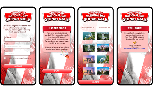 memory game- national day marketing idea