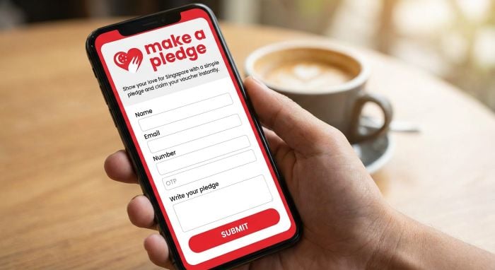 pledge-singapore national day marketing ideas- make- a pledge